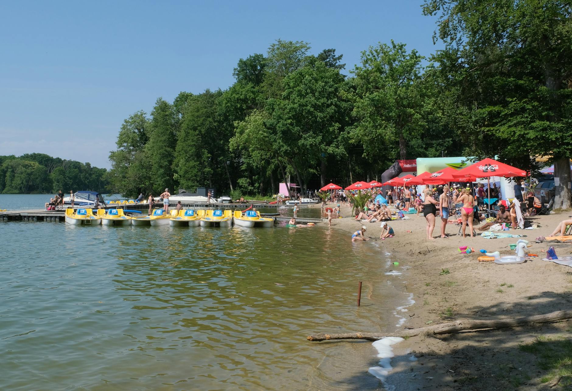 Widok na Zamek w Kwidzynie w słoneczny dzień podczas majówki.